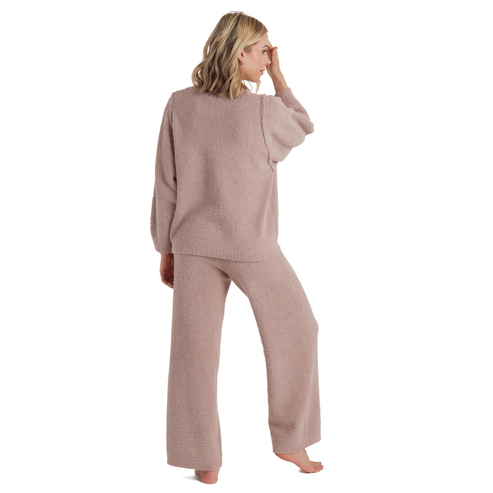 Softies Coco Heather Marshmallow Crew Neck Lounge Set