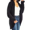 Softies Black Marshmallow Cocoon Cardigan - Lion's Lair Boutique - 1X, 2X, 3X, continuity, L, M, S, XL - Softies