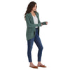 Softies Dusty Green Marshmallow Cocoon Cardigan - Lion's Lair Boutique - 1X, 2X, 3X, continuity, L, M, S, XL - Softies