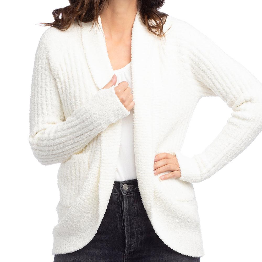 Softies Cloud Marshmallow Cocoon Cardigan - Lion's Lair Boutique - 1X, 2X, 3X, continuity, L, M, S, XL - Softies
