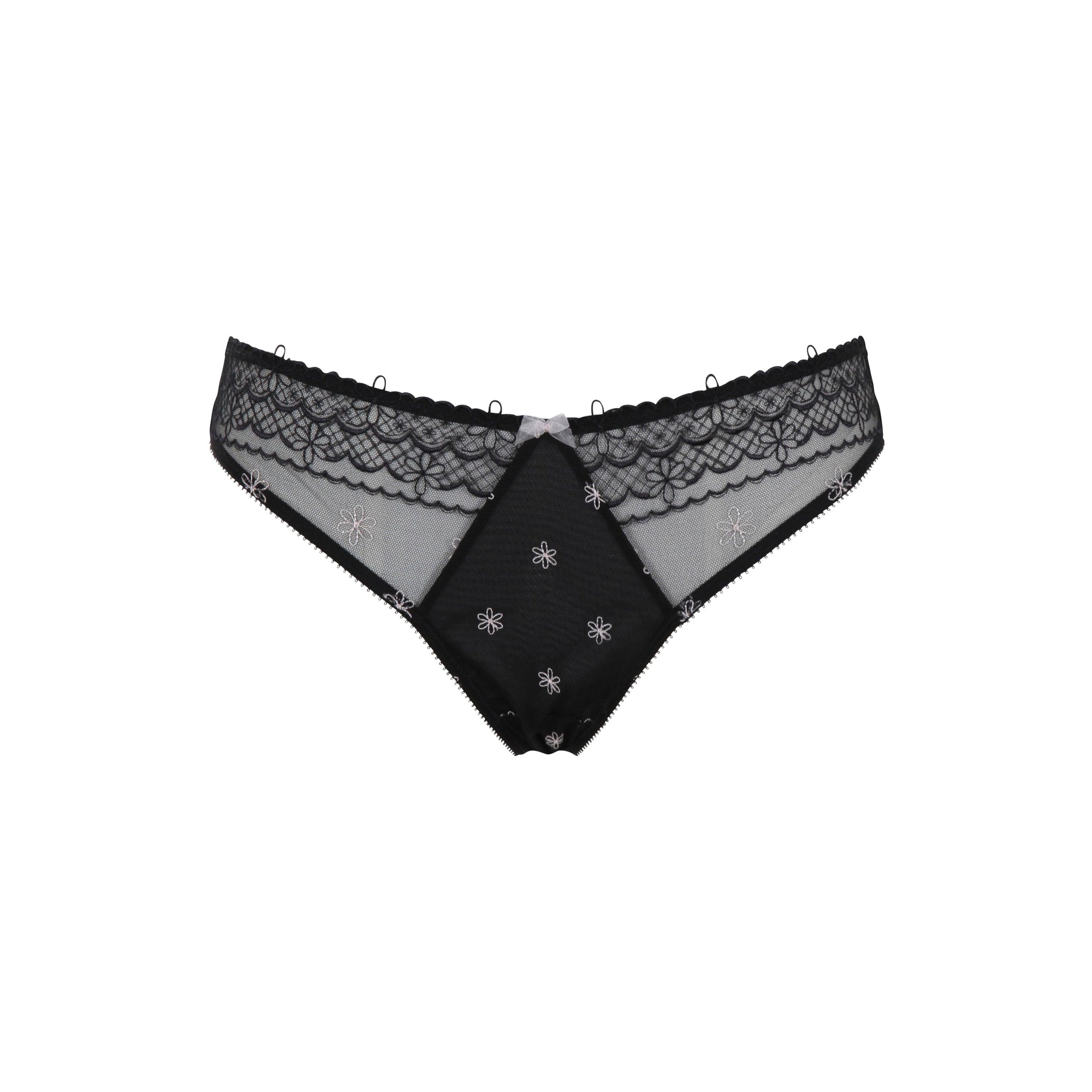 Montelle Black Lace Cheeky Panty – Lion's Lair Boutique