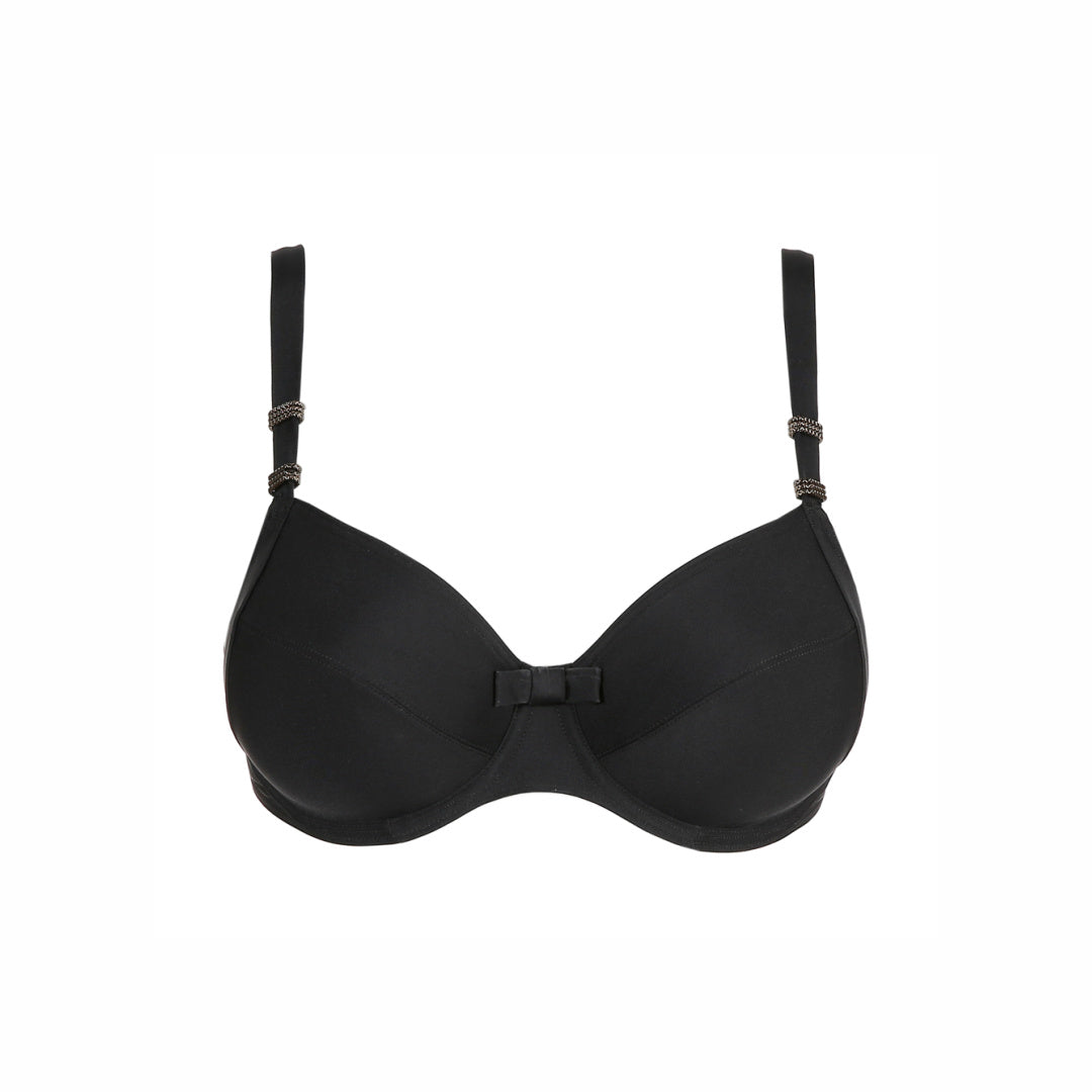 Prima Donna "Cocktail" Black UW Full Cup Bikini Top (E-I)