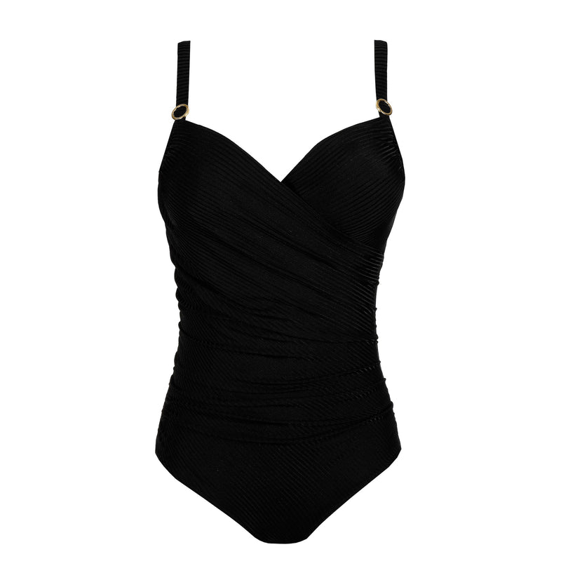 Prima Donna "Delray" Black UW Full Cup Control Swimsuit (C-I)
