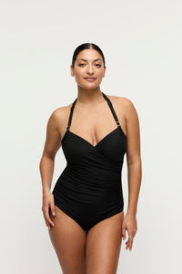 Prima Donna "Delray" Black UW Full Cup Control Swimsuit (C-I)