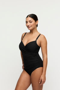 Prima Donna "Delray" Black UW Full Cup Control Swimsuit (C-I)