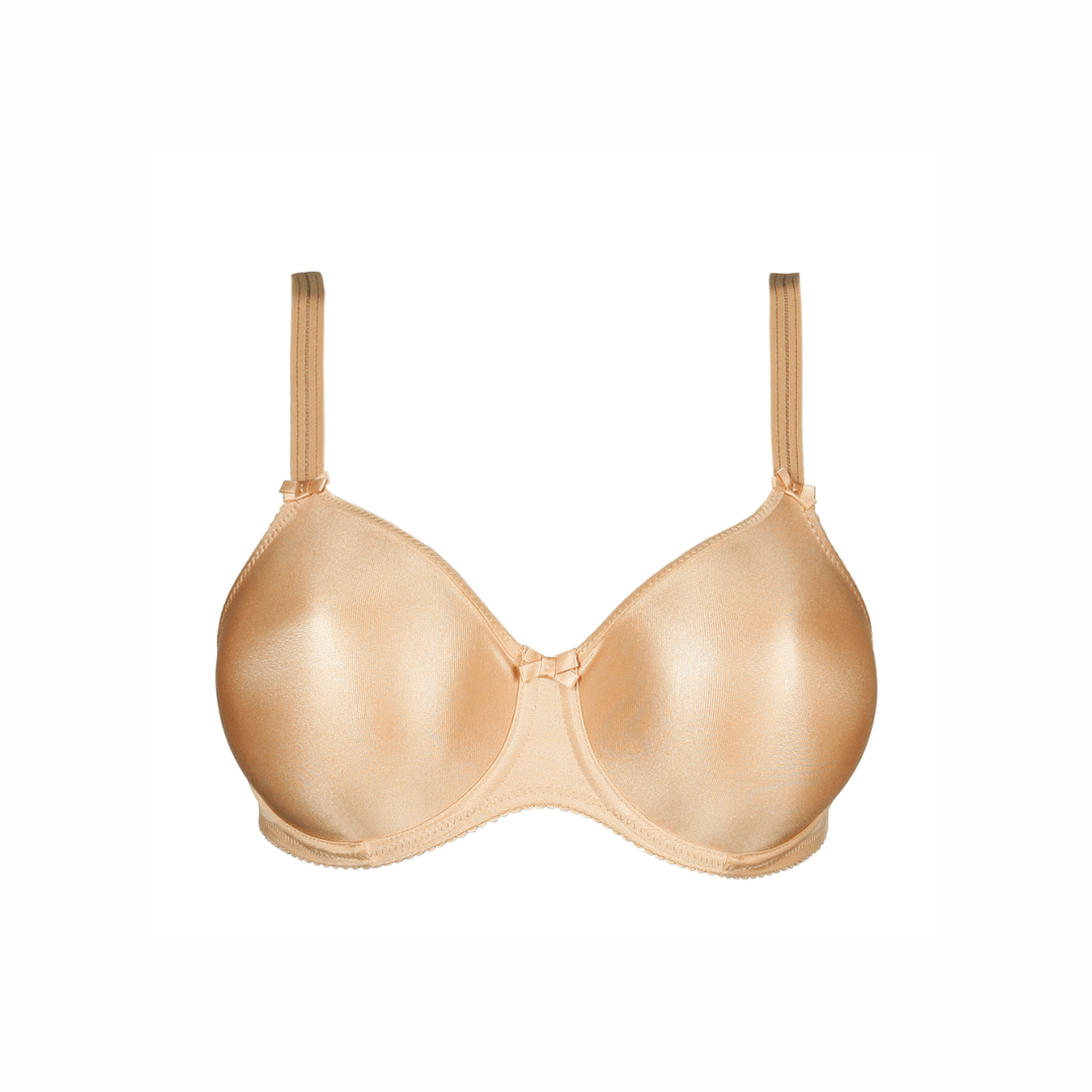 Prima Donna "Satin" Cognac UW Non Padded Full Cup Bra (B-H) - Lion's Lair Boutique - 30, 32, 34, 36, 38, 40, 42, 44, B, BSB, C, continuity, D, E, F, full cup, G, H, lingerie, Prima Donna, seamless - Prima Donna