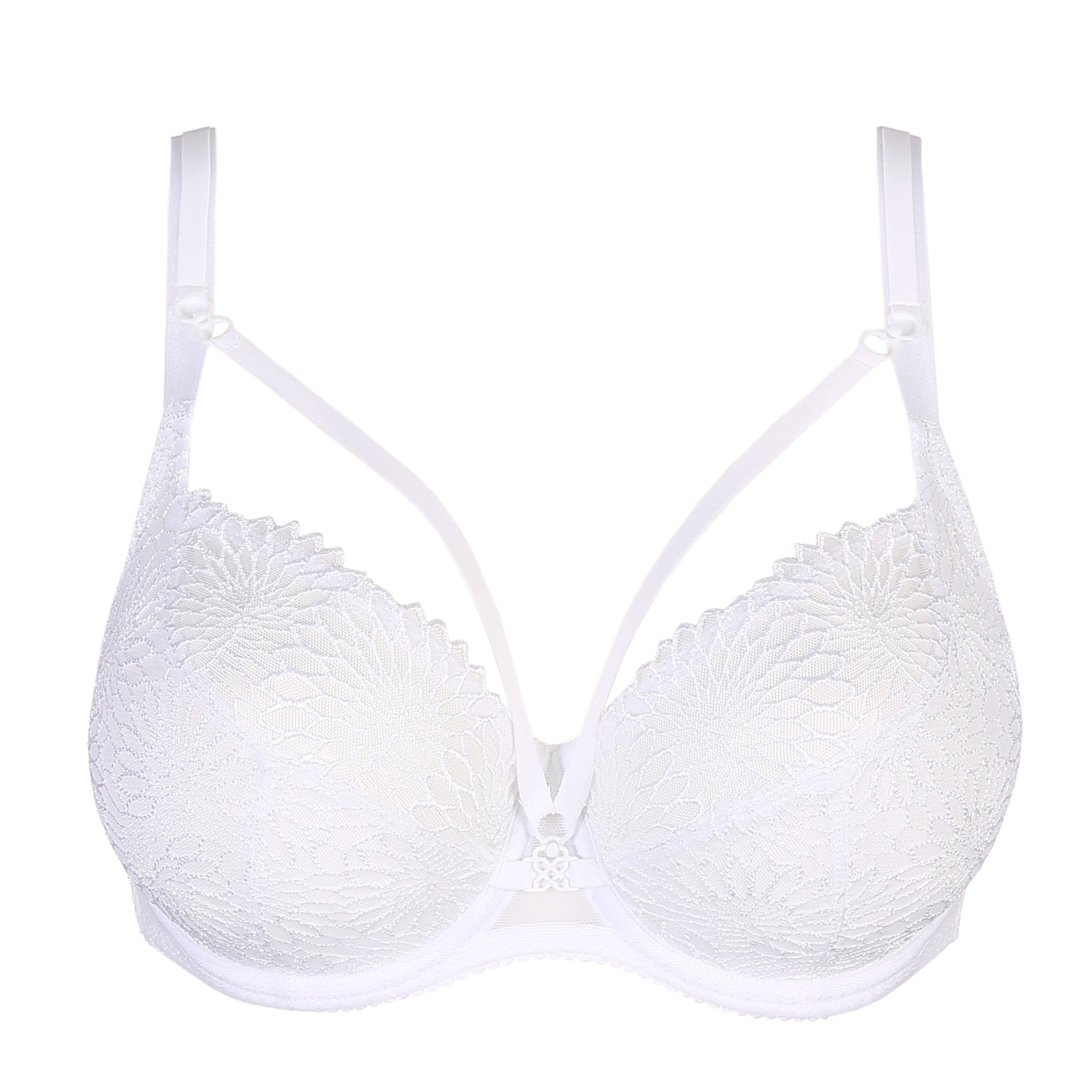 Prima Donna "Sophora" White UW Balcony Bra (C-G)