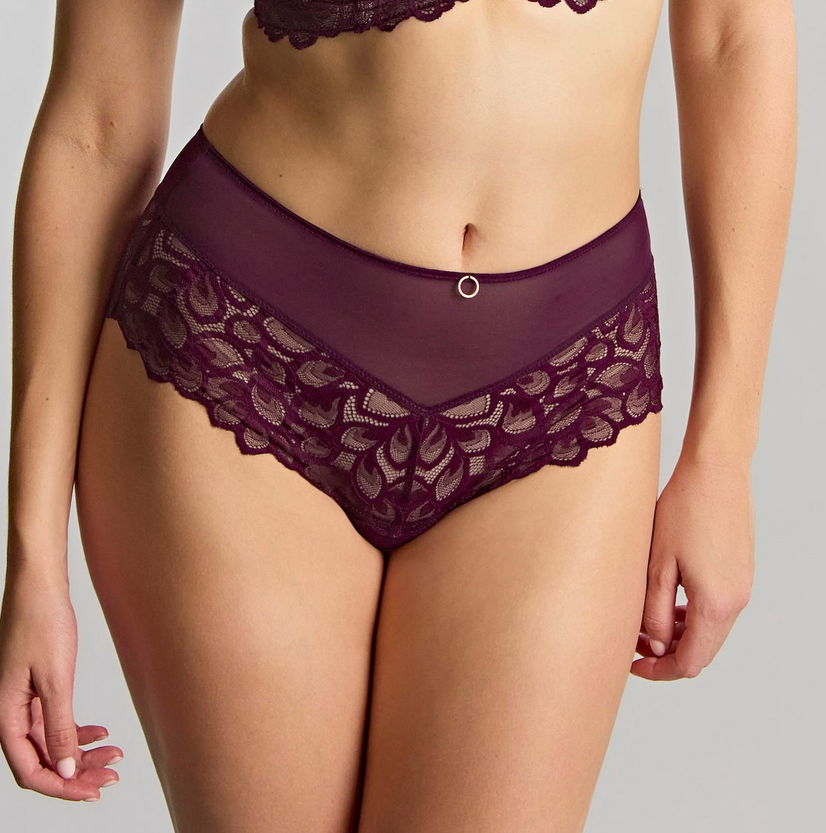 Panache "Allure" Plum Deep Brief