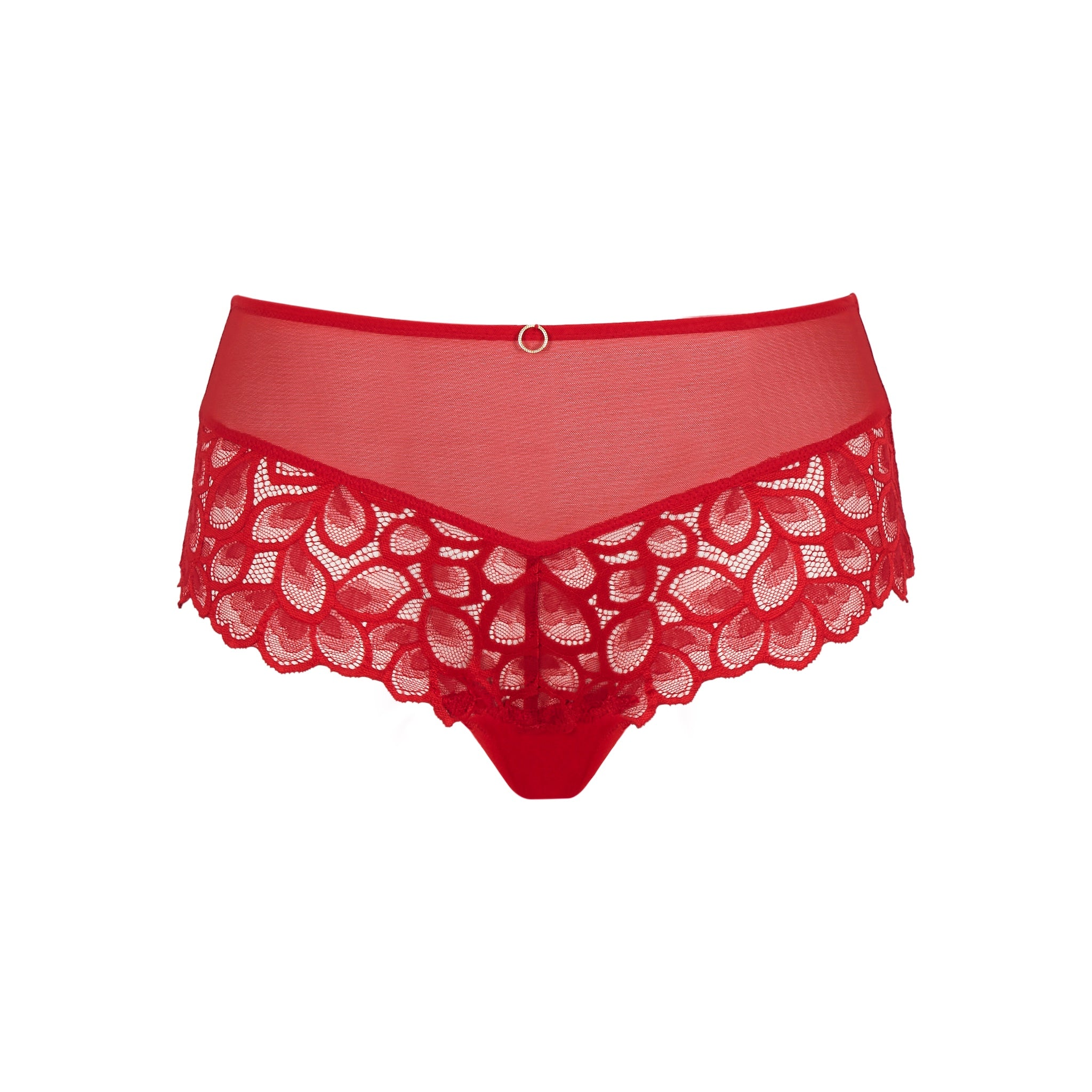 Panache "Allure" True Red Deep Brief