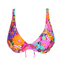 Prima Donna "Najac" Floral Explosion UW Half Padded Plunge Bikini Top - Lion's Lair Boutique - 32, 34, 36, 38, Bikini, D, E, F, Fashion, FEB 2024, G, Padded, Pattern, Prima Donna, Swimwear, Top, TRX, UV - Prima Donna