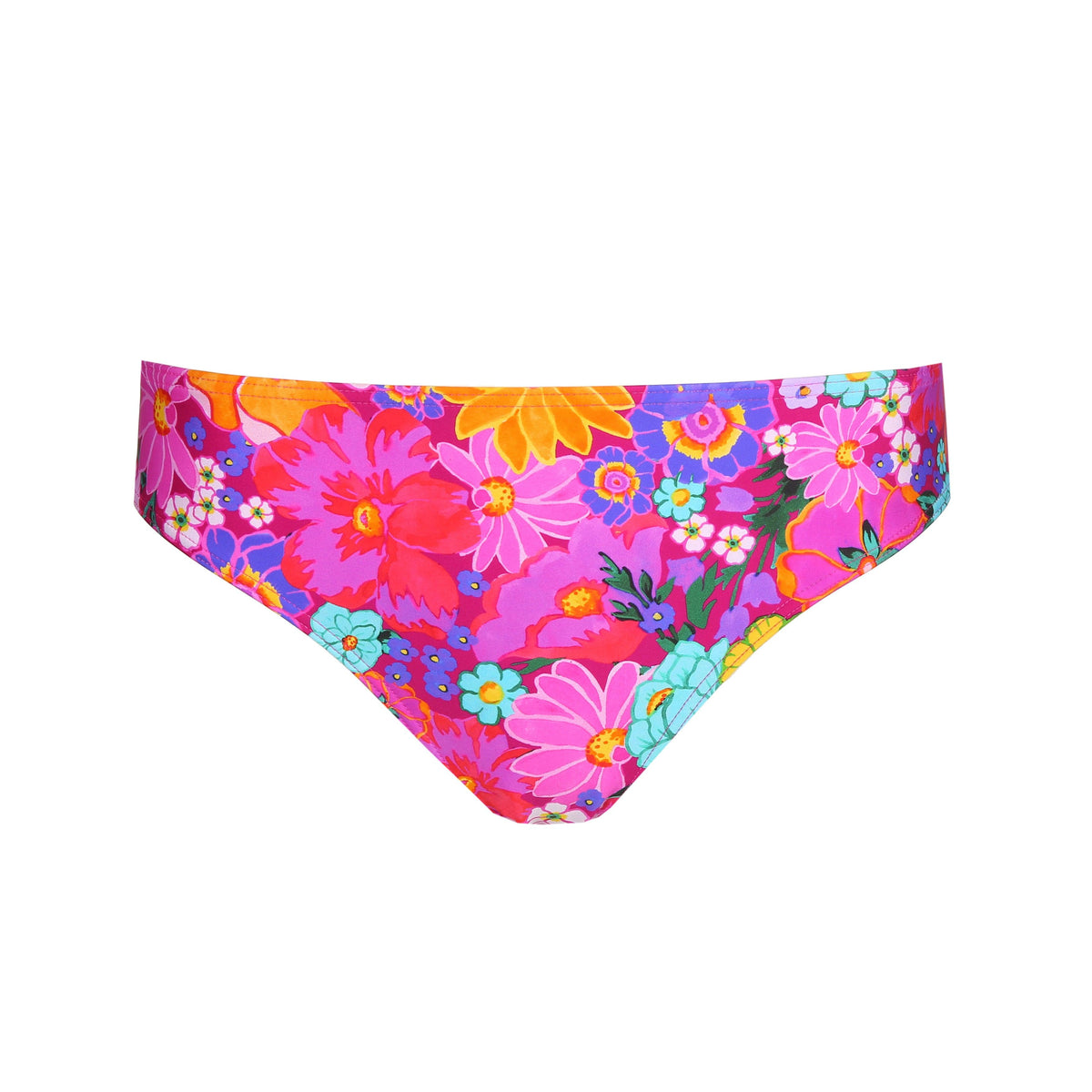 Prima Donna "Najac" Floral Explosion Rio Bikini Briefs - Lion's Lair Boutique - 2X, Bottom, Classic, Fashion, FEB 2024, L, M, Pattern, Prima Donna, Swimwear, Twist, USA, XL, XS - Prima Donna