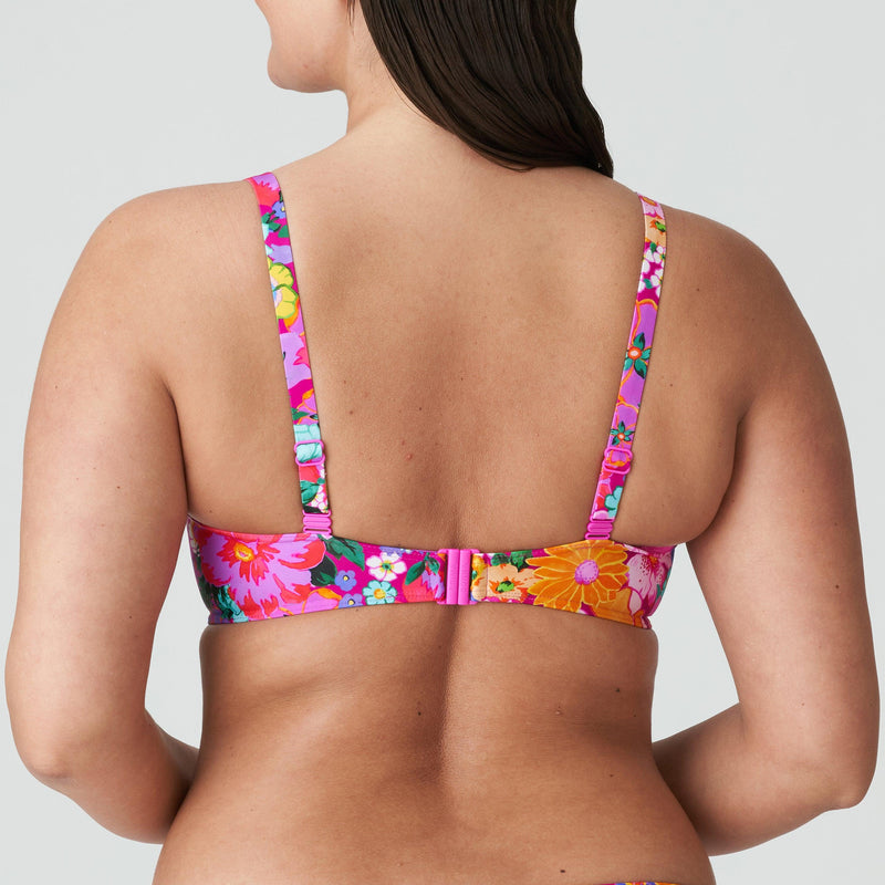 Prima Donna "Najac" Floral Explosion UW Full Cup Bikini (C-I) - Lion's Lair Boutique - 32, 34, 36, 38, 40, 42, 44, 46, 48, Bikini, C, D, E, F, Fashion, FEB 2024, full cup, G, H, I, Pattern, Prima Donna, Swimwear, Top, Twist, UW, UWF - Prima Donna