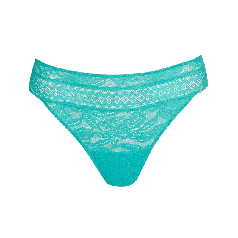 Prima Donna Twist “Palermo” Sunny Teal Thong