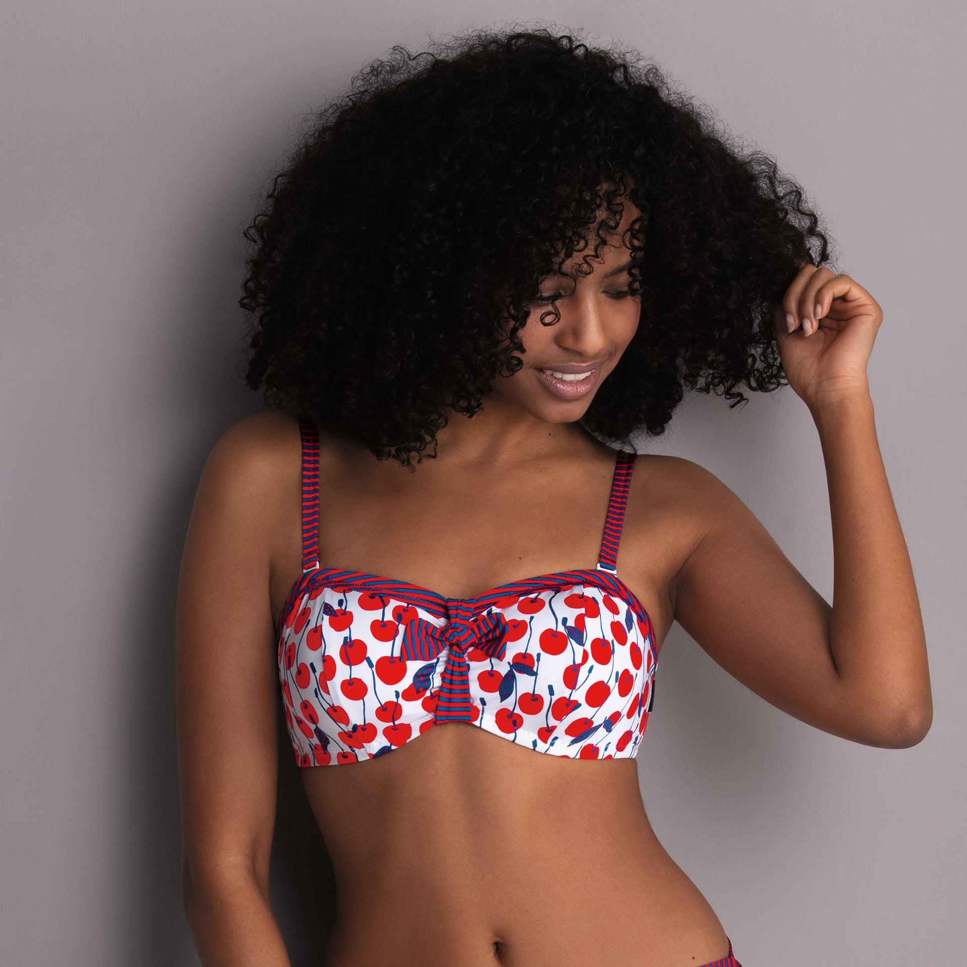 Rosa Faia "Sweet Venice" Elly Bandeau Top (C-FF) - Lion's Lair Boutique - 34, 36, 38, 40, BND, C, D, DD, E, F, Fashion, FF, Pattern, SALE, Swimwear, Top, UW, Warehouse - Anita