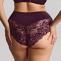Sculptresse "Amara" Plum Deep Brief
