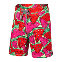 Saxx "Oh Buoy" Mega Mega Melon 7" Trunks - Lion's Lair Boutique - 2X, ALT, BXL, Fashion, L, M, S, Saxx, Swimwear, XL - Saxx