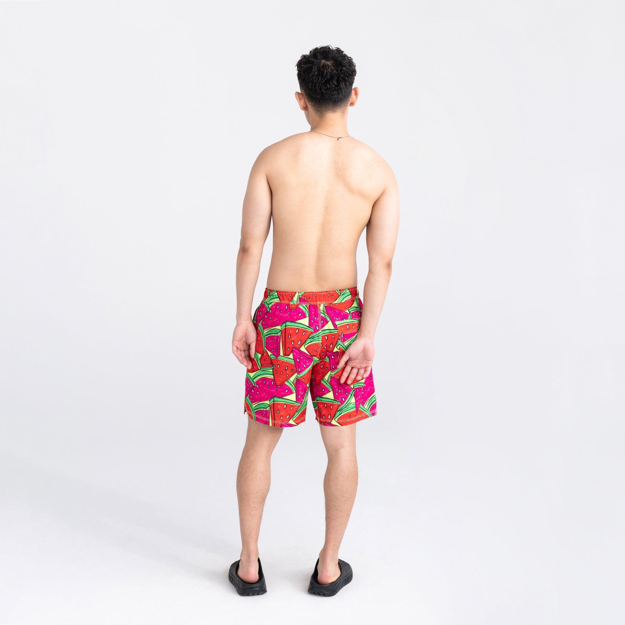 Saxx "Oh Buoy" Mega Mega Melon 7" Trunks - Lion's Lair Boutique - 2X, ALT, BXL, Fashion, L, M, S, Saxx, Swimwear, XL - Saxx