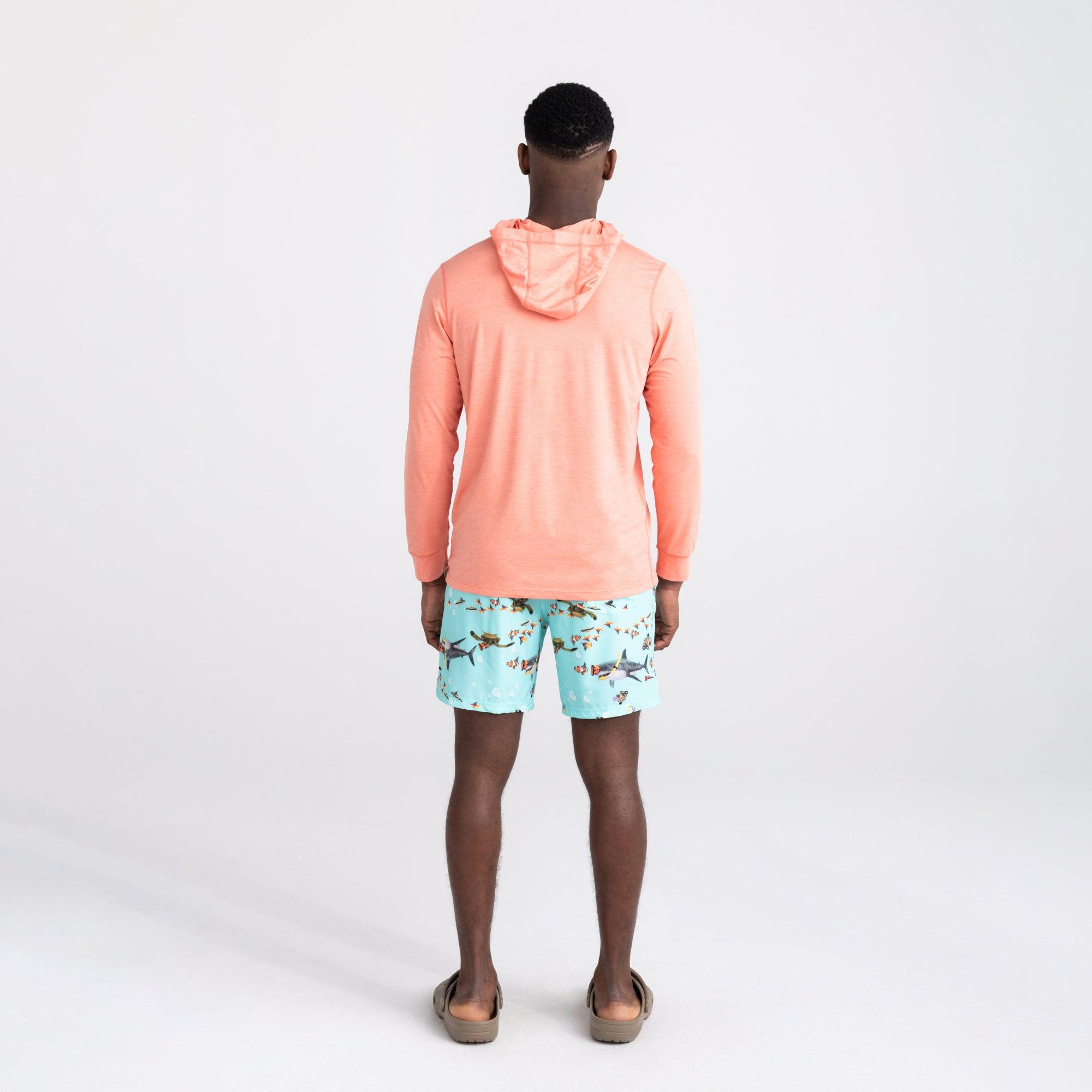 Saxx "Oh Buoy" Shark Skhool Aqua 7" Trunks