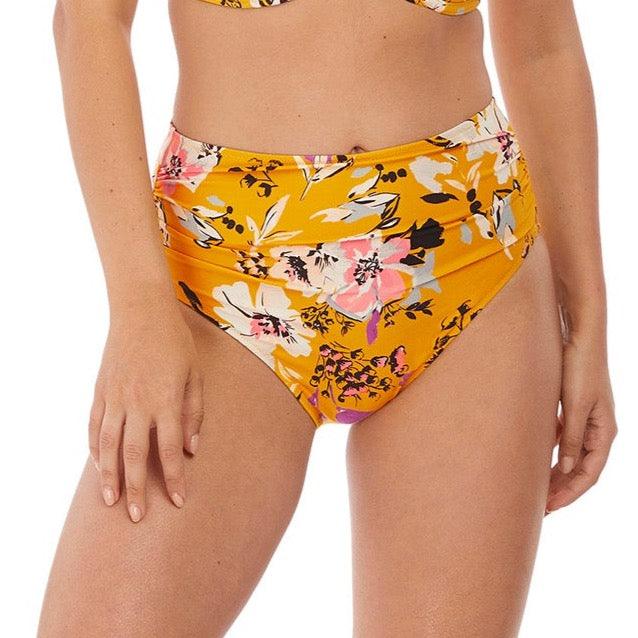 Fantasie "Florida Keys" Deep Gathered Brief - Lion's Lair Boutique - 2X, Bottom, Fantasie, Fashion, GAT, HIW, L, Pattern, SALE, Swimwear, Warehouse, XL - Fantasie