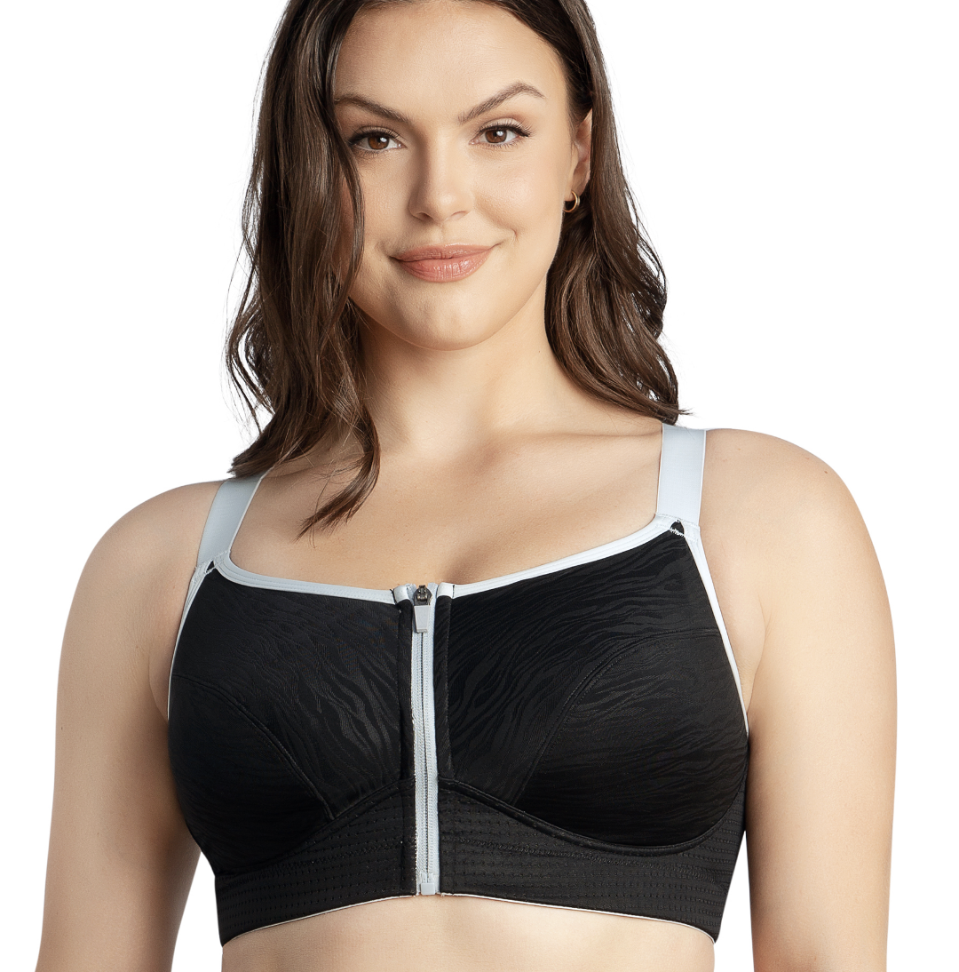 Parfait "Wave" Wire Free Front Closure Sports Bra (F-H)