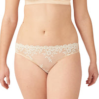 Wacoal "Embrace Lace" Sand Bikini - Lion's Lair Boutique - continuity, Embrace Lace, L, lingerie, M, PNT, S, Wacoal, XL - Wacoal