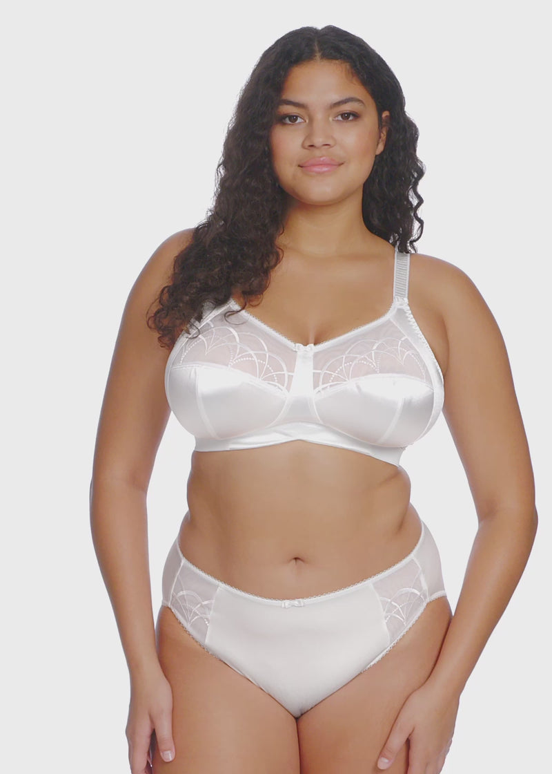 Elomi Cate White Non Wired Bra (B-G)