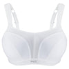 Panache White Wired Sports Bra - Lion's Lair Boutique - 28, 30, 32, 34, 36, 38, 40, B, C, continuity, D, DD, E, F, FF, G, GG, H, HH, J, lingerie, Panache, Sport, SPX - Panache