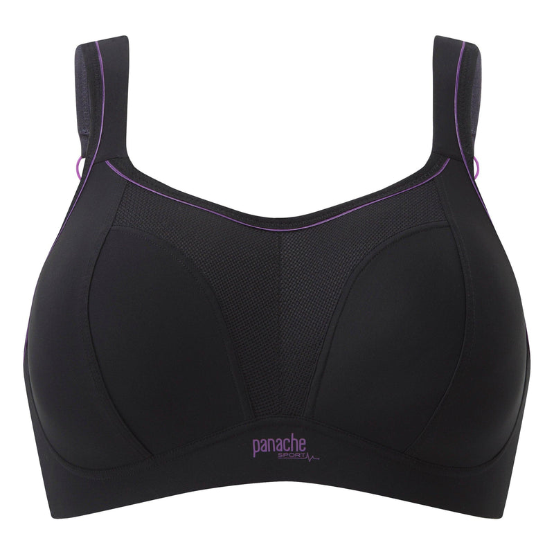 Panache Sport Panache Sport Non Wired Sports Bra Black Lace