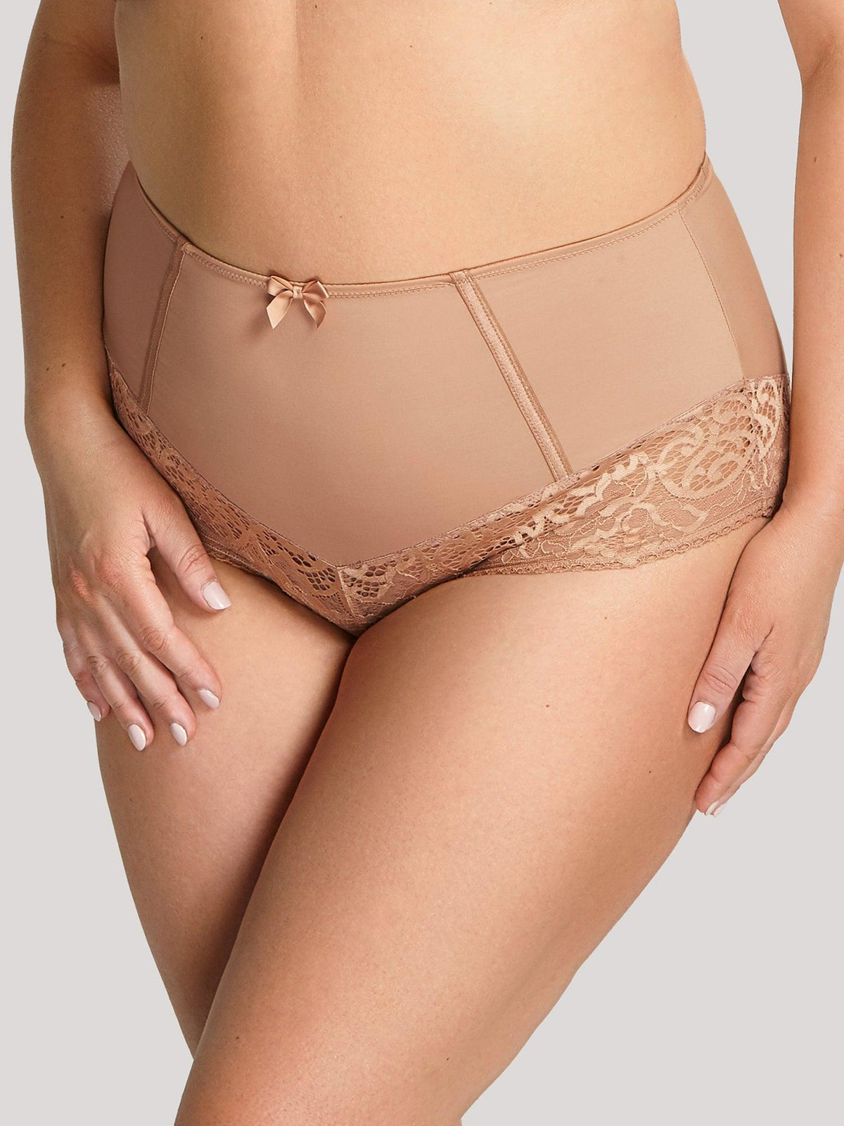 Sculptresse "Estel" Honey High Waist Brief - Lion's Lair Boutique - 2X, 3X, 4X, 5X, continuity, Estel, HIW, L, lingerie, M, Sculptresse, XL - Sculptresse