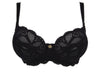 Antigel "Stricto Sensuelle" Black UW 3/4 Bra - Lion's Lair Boutique - 30, 32, 34, 36, 38, 40, Antigel, BRB, C, continuity, D, E, F, G, lingerie, Stricto Sensuelle - Antigel