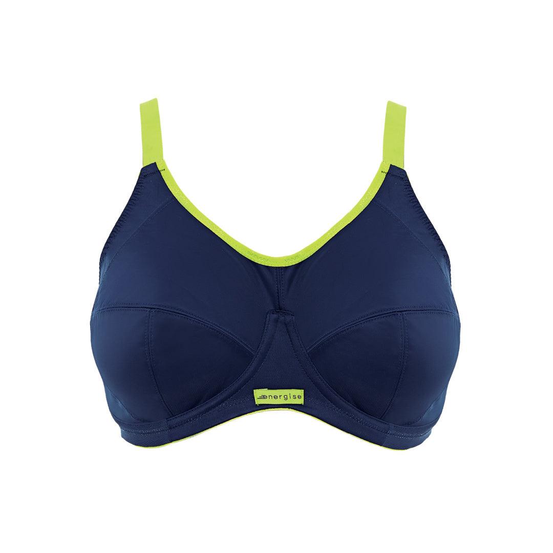 Elomi "Energise" Navy UW Sports Bra - Lion's Lair Boutique