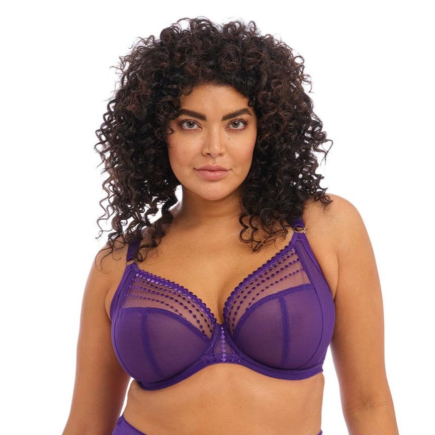 Fantasie Bamboo Grove Jet UW Gathered Full Cup Bikini Top (D-J