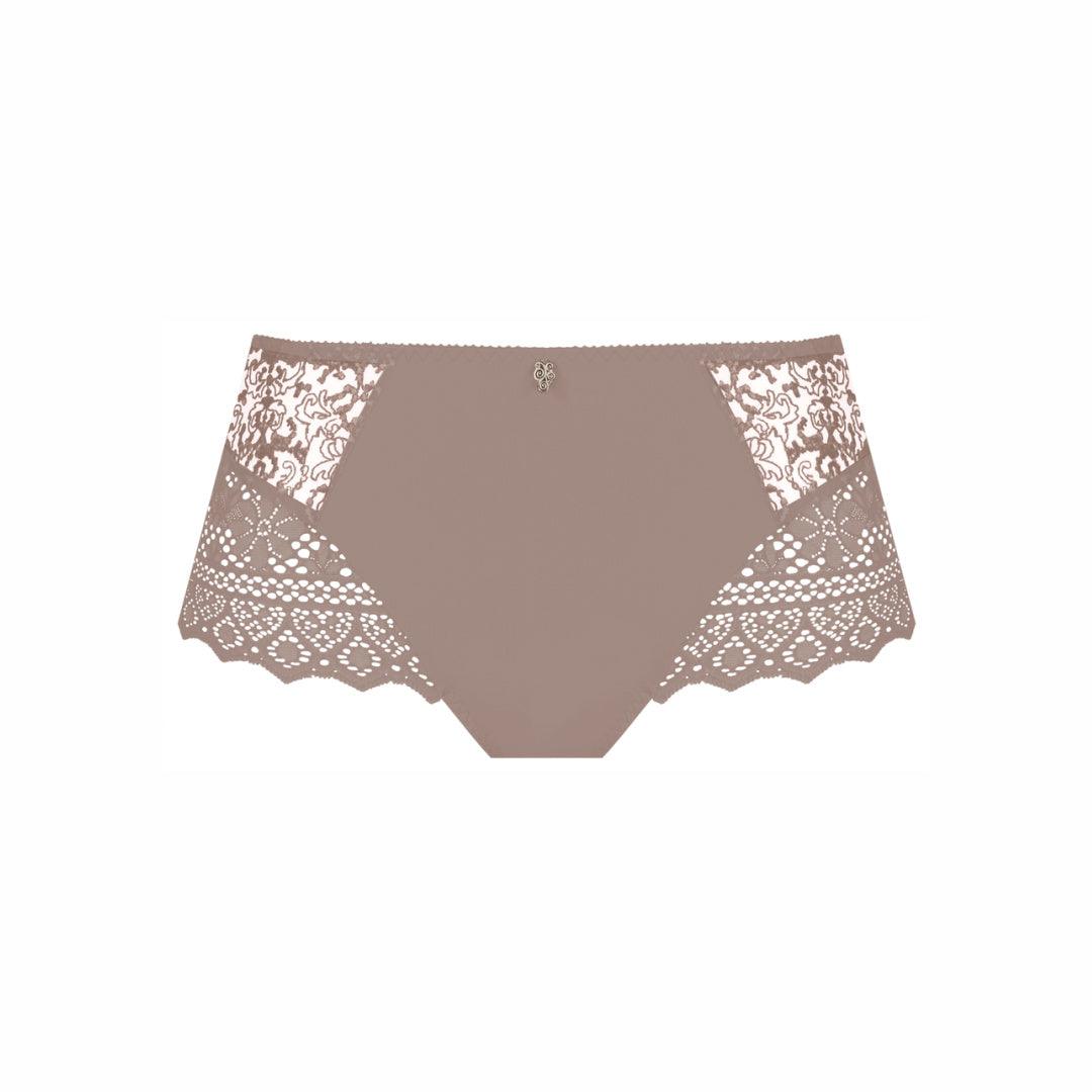 Empreinte "Cassiopee" Rose Sauvage High Waist Brief - Lion's Lair Boutique - 2X, 3X, 4X, Cassiopee, continuity, Empreinte, HIW, L, lingerie, M, S, XL, XS - Empreinte