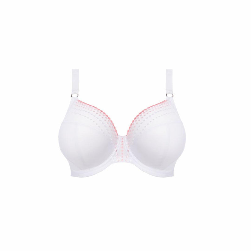 Elomi "Matilda" White UW Plunge Bra - Lion's Lair Boutique