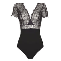 Empreinte "Romy" Réglisse Body Suit - Lion's Lair Boutique - BOD, continuity, Empreinte, L, lingerie, M, Romy, S, XS - Empreinte