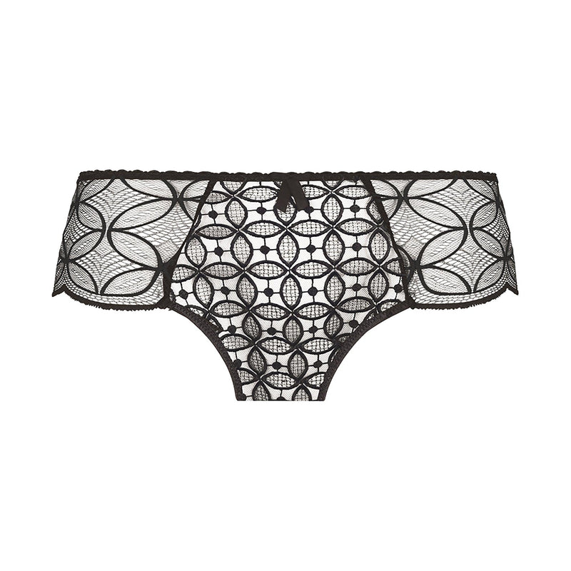 Empreinte "Romy" Réglisse Shorty Panty - Lion's Lair Boutique - 2X, continuity, Empreinte, L, lingerie, M, Romy, S, SHO, XL, XS - Empreinte