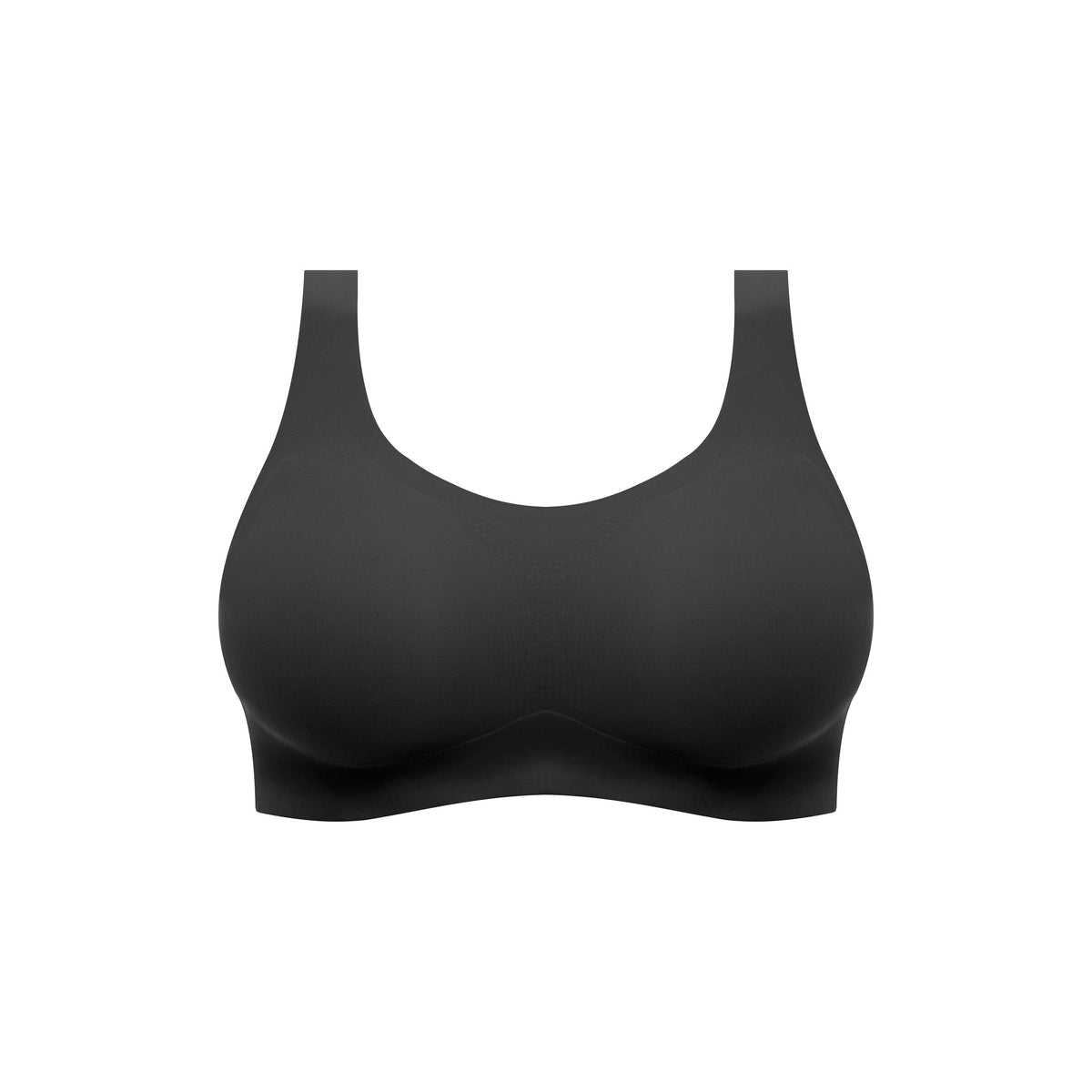 Fantasie "Smoothease" Black Non Wired Bralette - Lion's Lair Boutique - 30, 32, 34, 36, 38, ALT, continuity, D, DD, E, F, Fantasie, FF, G, L, lingerie, LTS, M, S, seamless, wireless, XL, XS - Fantasie