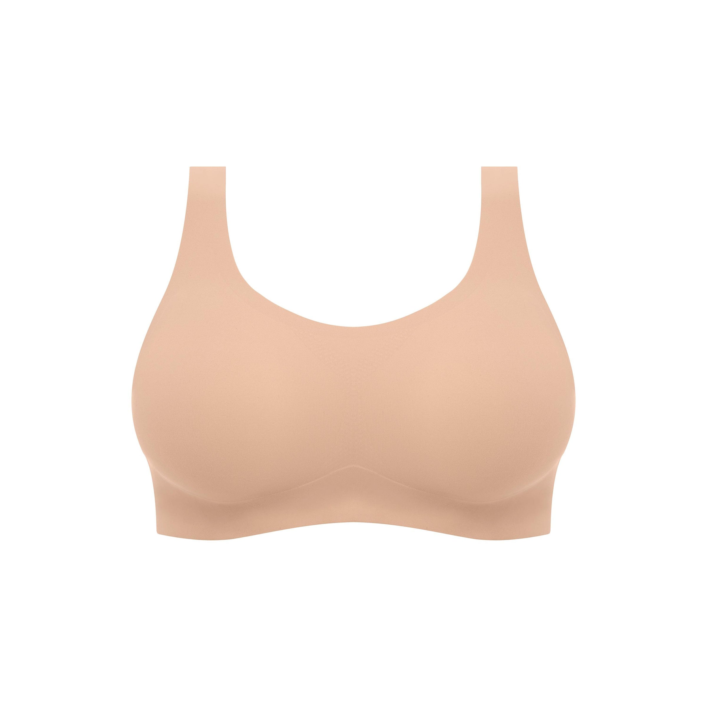 Fantasie "Smoothease" Natural Beige Non Wired Bralette - Lion's Lair Boutique - 30, 32, 34, 36, 38, ALT, continuity, D, DD, E, F, Fantasie, FF, G, L, lingerie, LTS, M, S, seamless, wireless, XL, XS - Fantasie