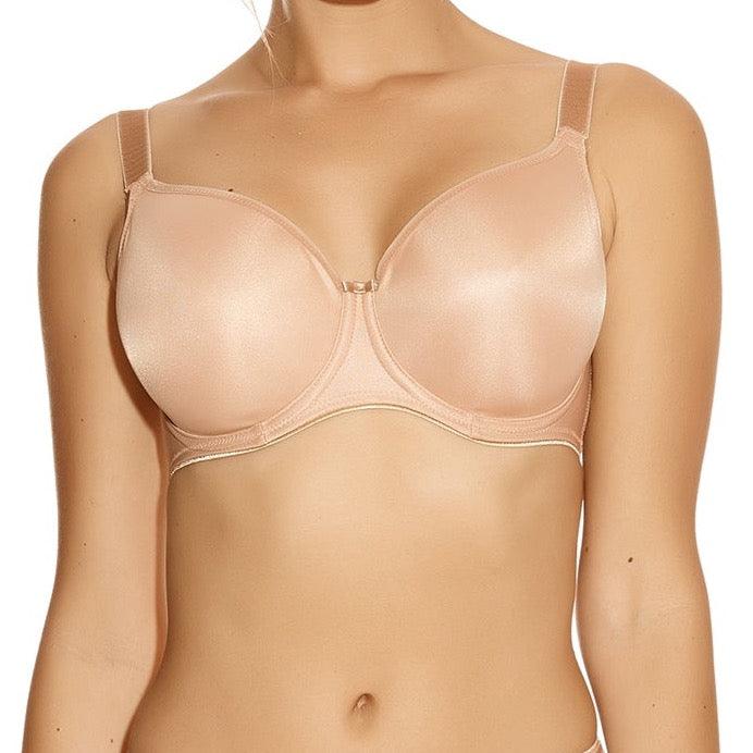 Fantasie "Smoothing" Nude UW Moulded Balcony Bra - Lion's Lair Boutique - 30, 32, 34, 36, 38, 40, BSB, continuity, D, DD, E, F, Fantasie, FF, full cup, G, lingerie, seamless - Fantasie