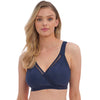 Fantasie "Fusion" Navy Leisure Bra - Lion's Lair Boutique - 30, 32, 34, 36, 38, continuity, D, DD, E, F, Fantasie, FF, Fusion, G, L, lingerie, M, S, wireless, XL, XS - Fantasie