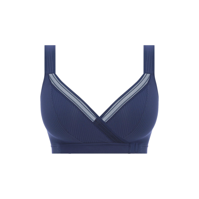 Fantasie "Fusion" Navy Leisure Bra - Lion's Lair Boutique - 30, 32, 34, 36, 38, continuity, D, DD, E, F, Fantasie, FF, Fusion, G, L, lingerie, M, S, wireless, XL, XS - Fantasie