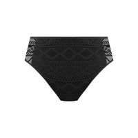 Freya "Sundance" Black High Waist Bikini Brief - Lion's Lair Boutique - 2X, Black, Bottom, continuity, Freya, HIW, L, M, Pattern, S, Sundance, Swimwear, XL, XS - Freya