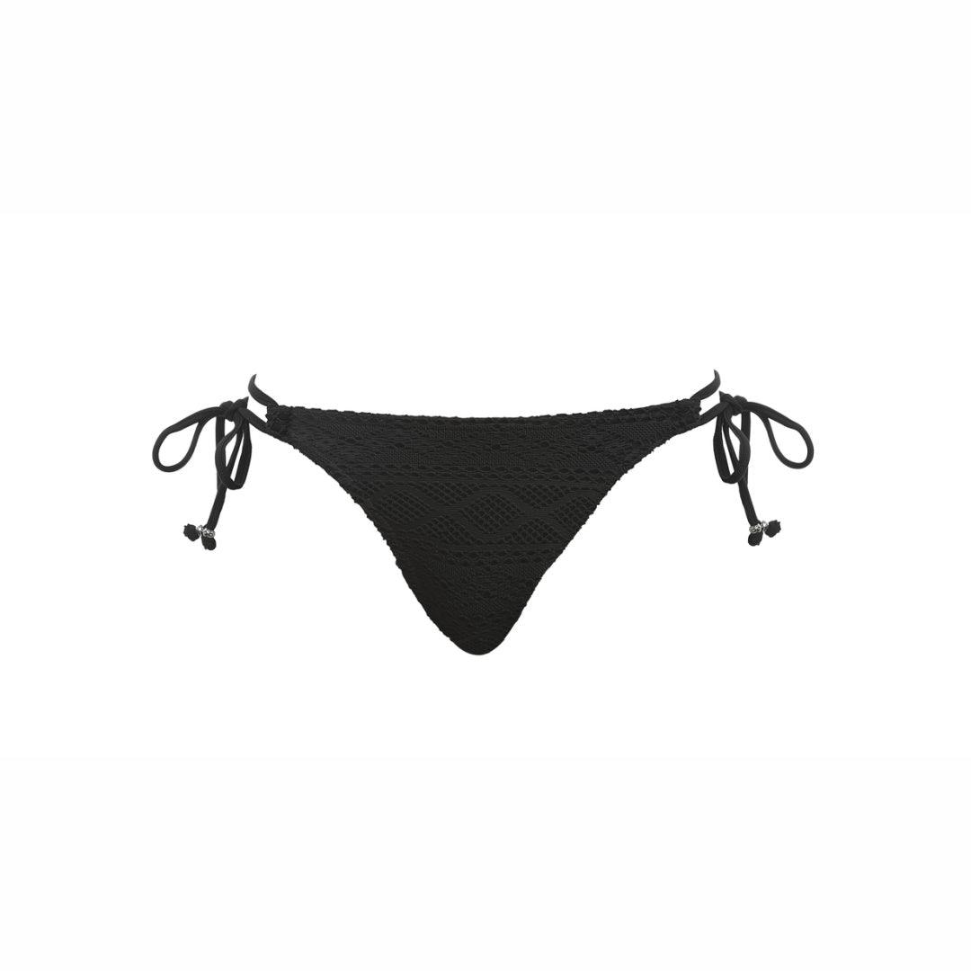 Freya "Sundance" Black Tie Side Bikini Brief - Lion's Lair Boutique