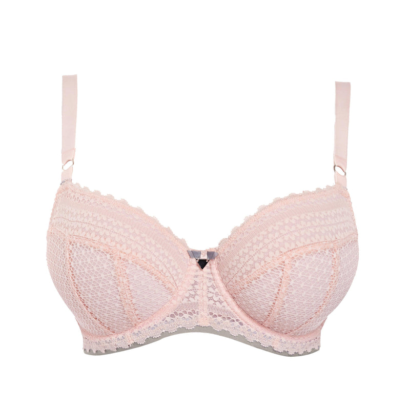 Freya "Daisy Lace" Blush UW Padded Half Cup Bra - Lion's Lair Boutique