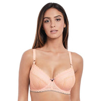 Freya "Daisy Lace" Blush UW Padded Half Cup Bra - Lion's Lair Boutique