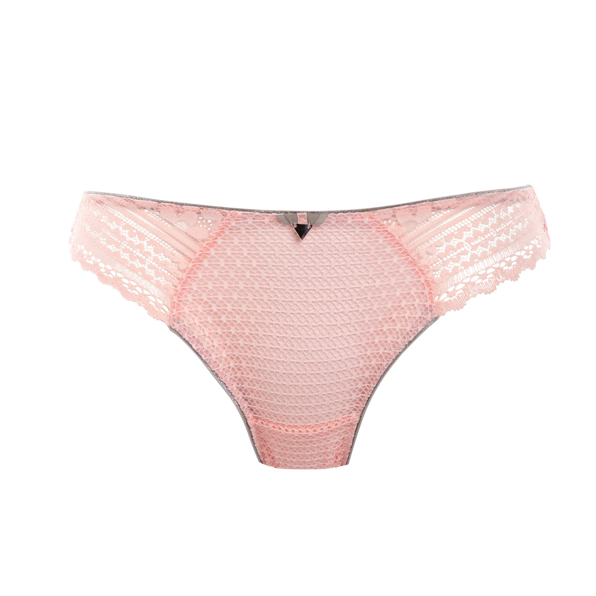 Freya "Daisy Lace" Blush Brief - Lion's Lair Boutique