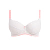 Freya "Offbeat" White UW Padded Half Cup Bra - Lion's Lair Boutique