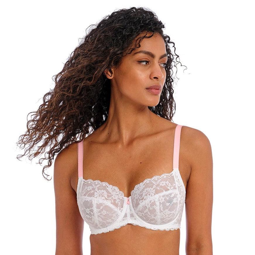 Freya "Offbeat" White UW Side Support Bra - Lion's Lair Boutique