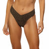 Guria Black Lurex Reversible V Front Classic Bottom