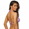 Guria Purple Shimmer Cut Out Halter Bikini Top